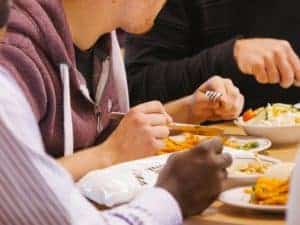 Eating meals together as a missional activity