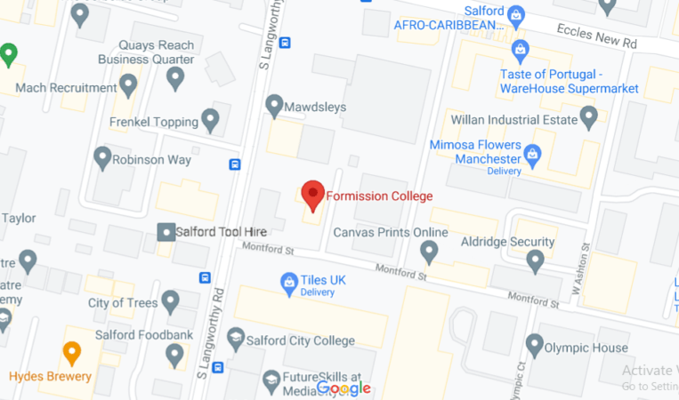 Manchester Campus Google Map